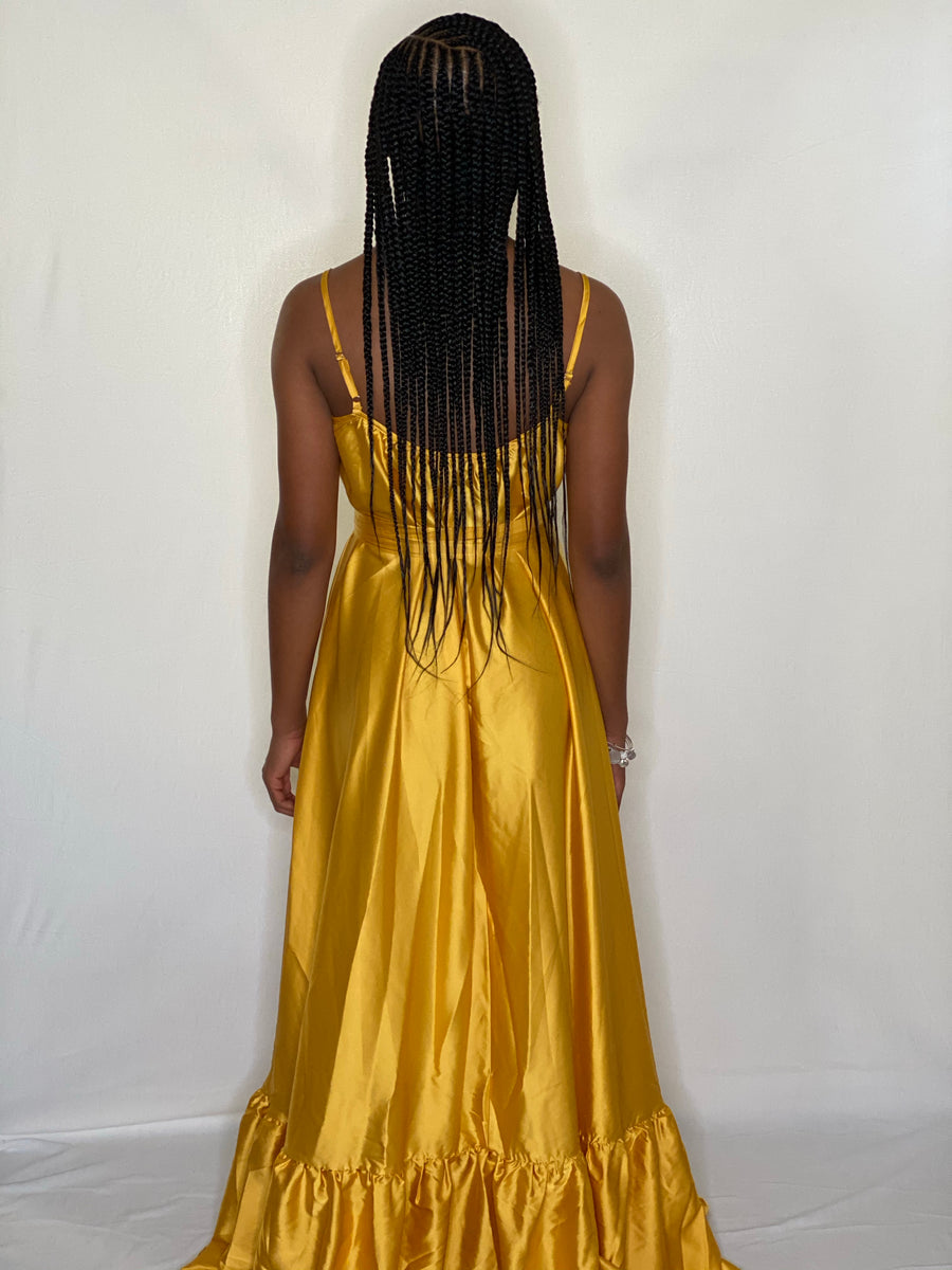Golden Sun Dress Fancy by Shay LLC Golden Sun Dress Fancy by Shay LLC