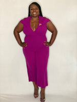 Eggplant Jumpsuit