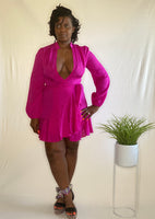 Pink Me Wrap Dress