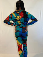 Tie-dye Sweatsuit Set