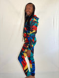 Tie-dye Sweatsuit Set