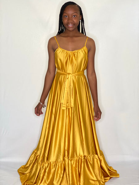 Golden Sun Dress Fancy by Shay LLC Golden Sun Dress Fancy by Shay LLC
